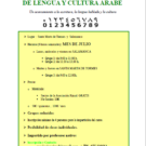 En julio: CURSO INTENSIVO DE LENGUA Y CULTURA ÁRABE