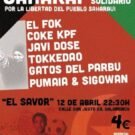 «SAHARAP» concierto solidario por el Sahara