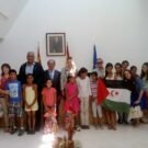 Recepción de los niños saharauis en el Ayto de Santa Marta