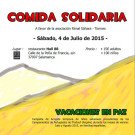 Comida Solidaria a favor de la Asociación Rimal